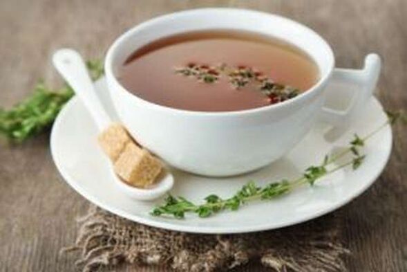 Impotence tea prepared from thyme